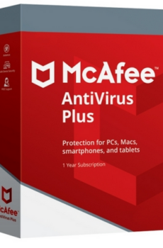 McAfee AntiVirus Plus (1 Jahr / 1 Gerät) Neueste Version + kostenlose Updates